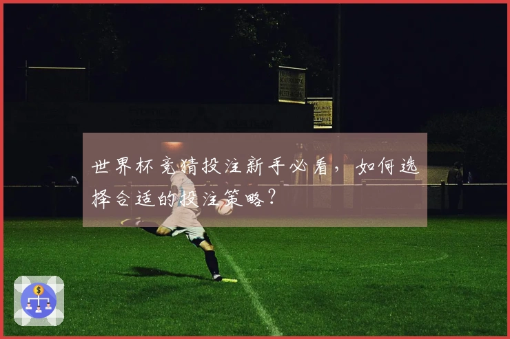 世界杯竞猜投注新手必看，如何选择合适的投注策略？